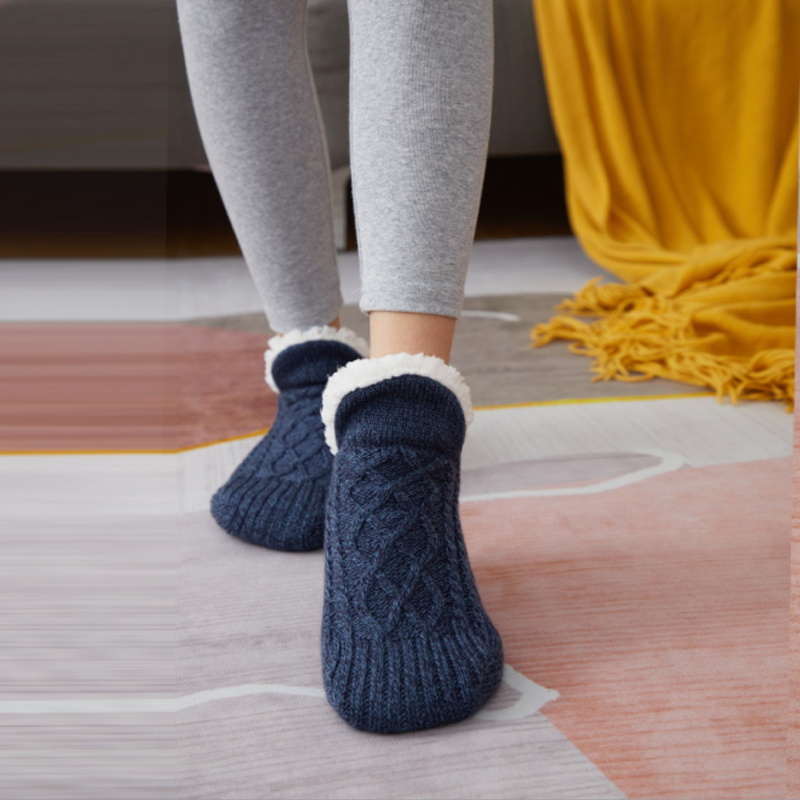 Chaussettes moelleuses à bouche en V