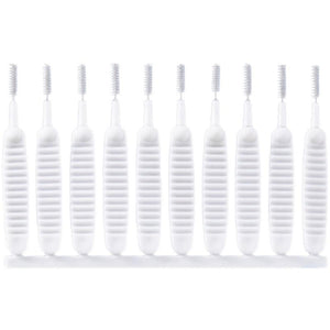 Brosse de nettoyage pour trou de douche (10pièces)