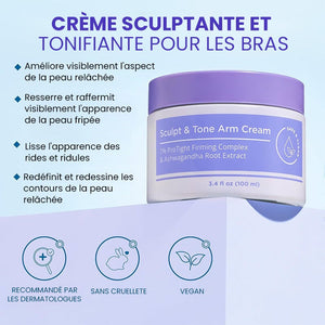 Crème pour les bras sculptée et tonique