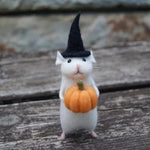 Ornement souris en feutre