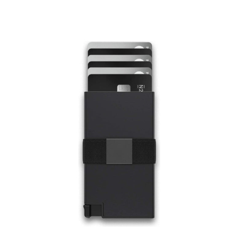 Porte-cartes en aluminium pour homme