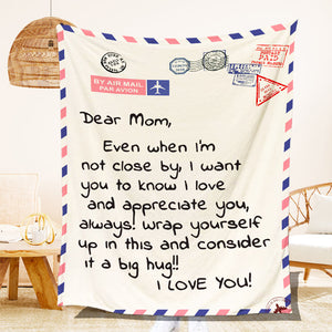 Couverture de lettre personnalisée maman/papa