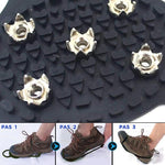 Couvre-chaussures antidérapant universel pour crampons de raquettes à neige pour l'hiver