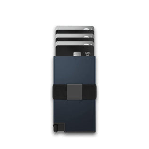 Porte-cartes en aluminium pour homme