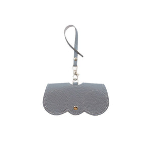 Sac à lunettes en cuir souple