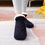 Chaussettes moelleuses à bouche en V