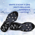 Couvre-chaussures antidérapant universel pour crampons de raquettes à neige pour l'hiver