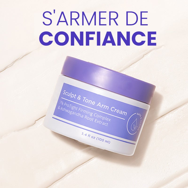 Crème pour les bras sculptée et tonique