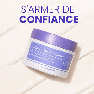 Crème pour les bras sculptée et tonique