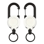 Porte-clés Tactique Anti-vol de câble Métallique Rétractable Automatique Extérieur Luya