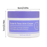 Crème pour les bras sculptée et tonique