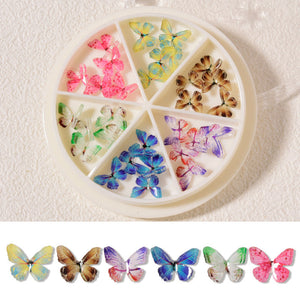 Ornements de papillon d'ongle