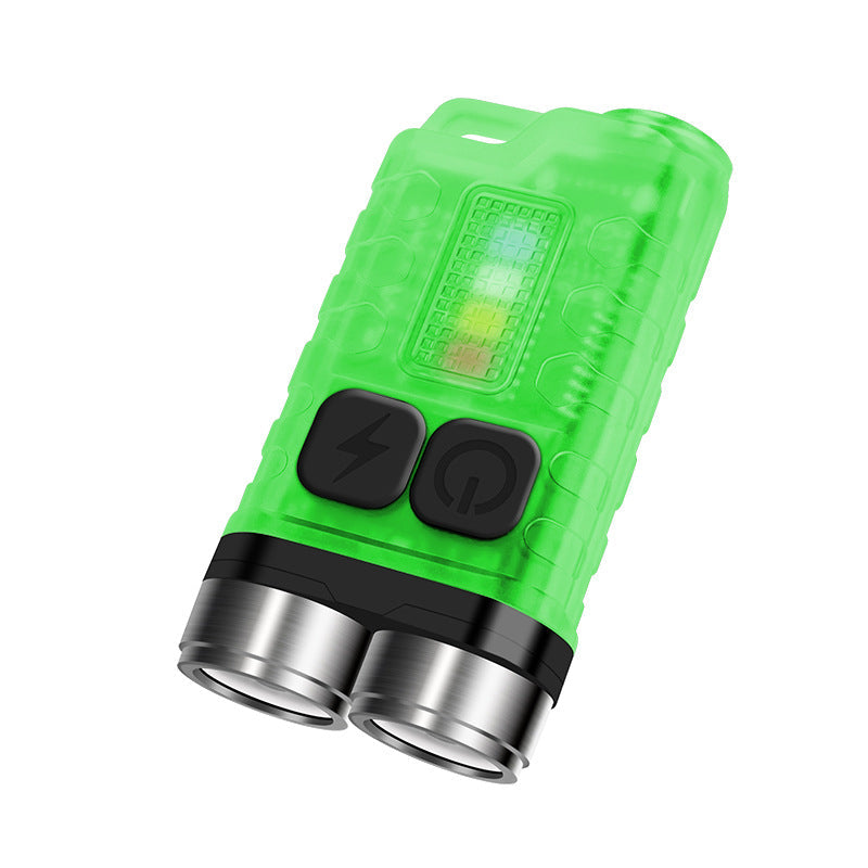 Mini lampe de poche porte-clés magnétique