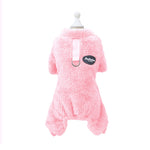 Combinaison Élastique en Polaire pour Animaux de Compagnie avec Anneau de Traction