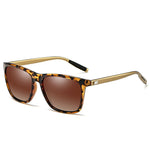 Lunettes de soleil polarisées à monture en aluminium et magnésium pour hommes