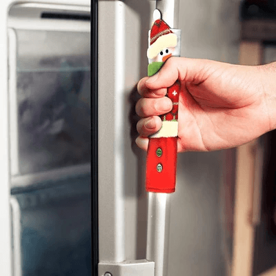 COUVERCLES DE PORTE DE POIGNÉE DE CUISINE SNOWMAN
