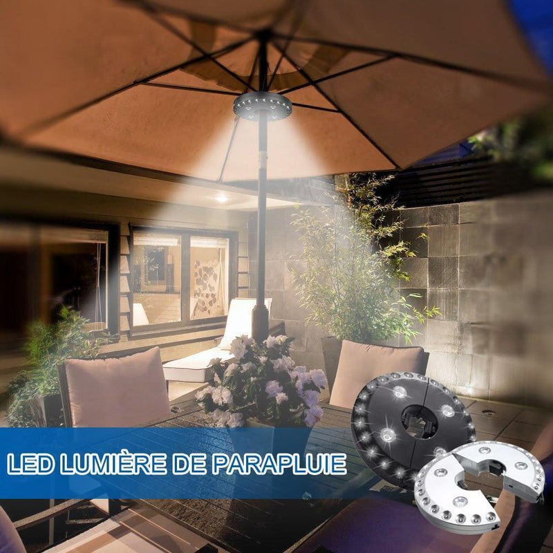 Domom® LED Lumière de Parapluie (Mise à niveau)