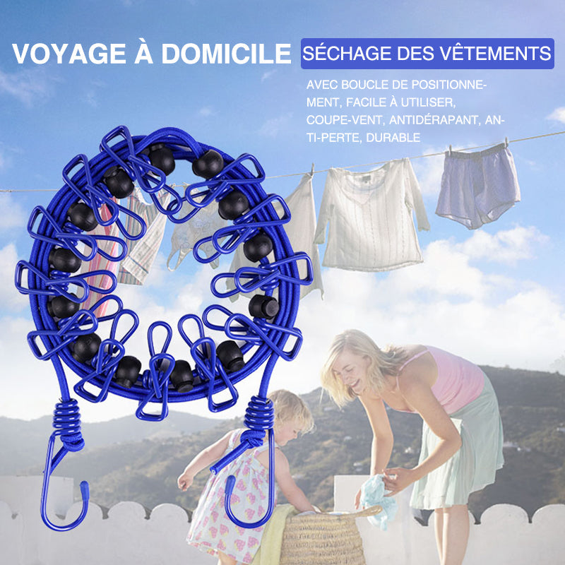 Porte-vêtements de Voyage Élastique Portable