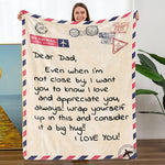Couverture de lettre personnalisée maman/papa