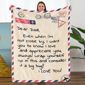 Couverture de lettre personnalisée maman/papa