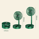 Ventilateur électrique silencieux pliable USB de bureau