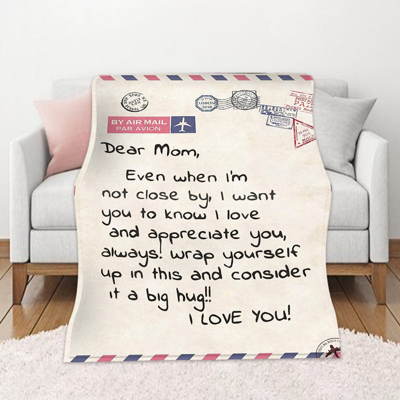 Couverture de lettre personnalisée maman/papa