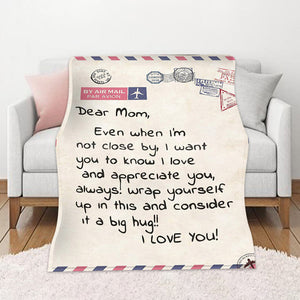 Couverture de lettre personnalisée maman/papa