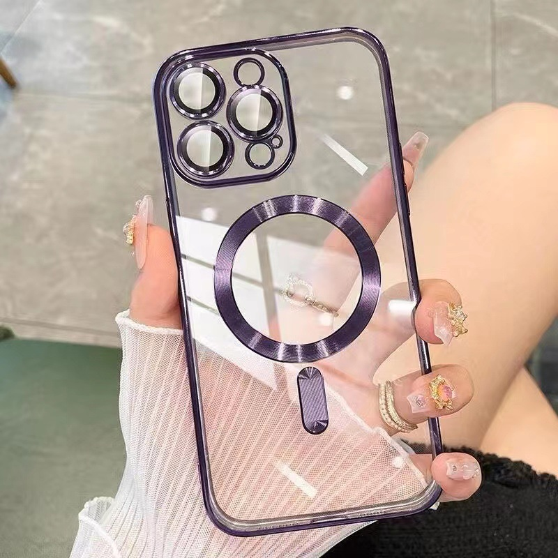 Coque iPhone aimantée transparente