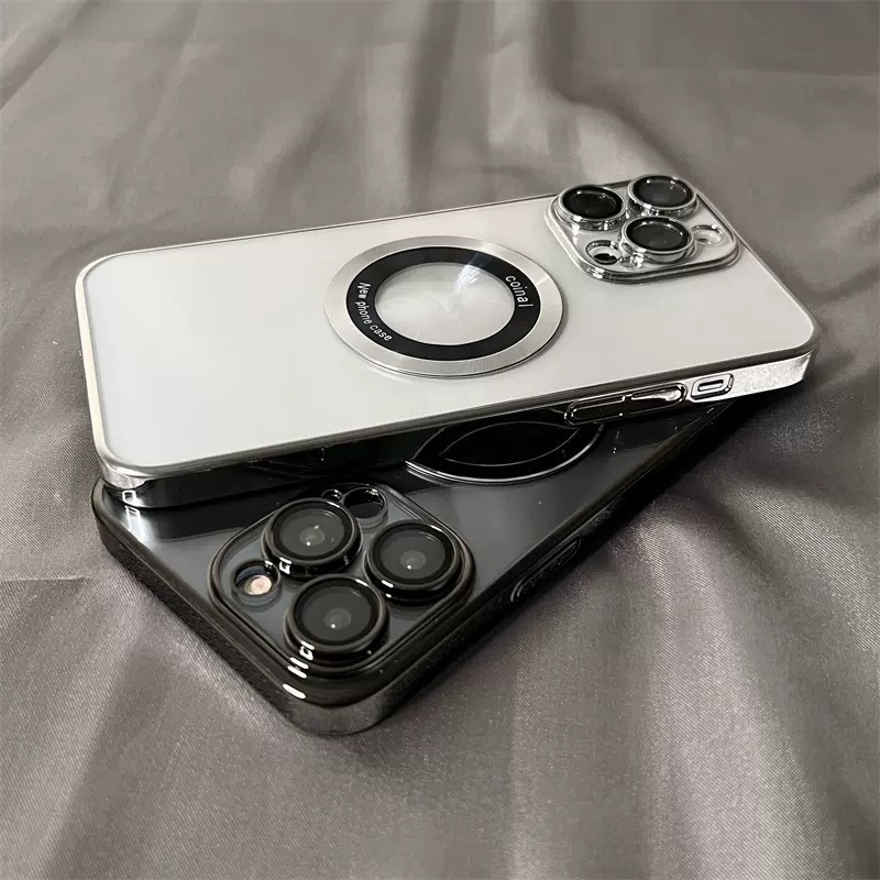 Coque iPhone aimantée transparente
