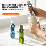 Brosse de Nettoyage 3 en 1 pour Les Tasses