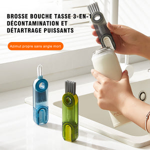 Brosse de Nettoyage 3 en 1 pour Les Tasses
