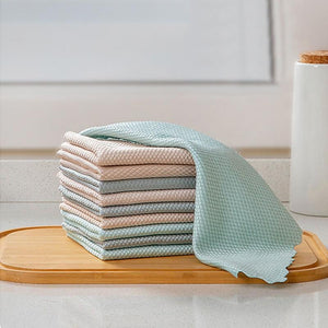 Tissu de Nettoyage en Microfibre pour le Polissage des Ecailles de Poisson 5 Pcs