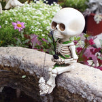 Accessoire de jardin squelette de pêche