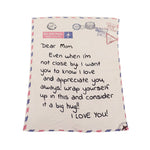 Couverture de lettre personnalisée maman/papa