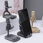 Porte-téléphone statue en pierre