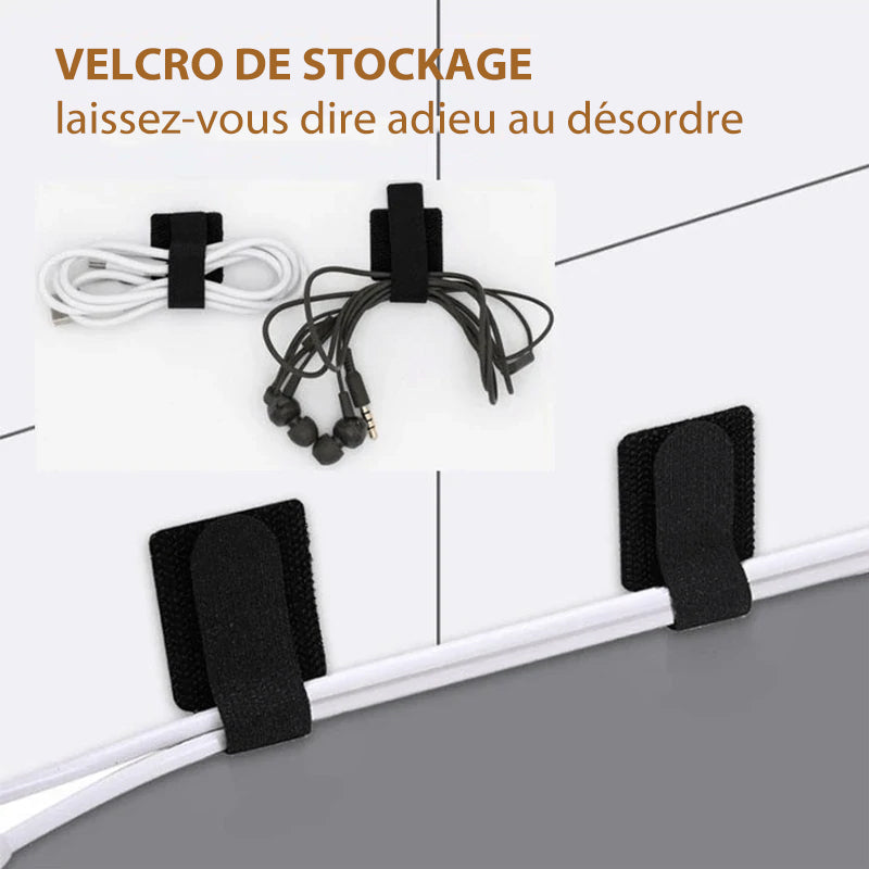Organisateur De Câble Velcro Auto-adhésif
