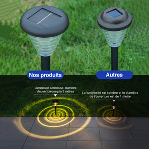 Lampes de pelouse solaires étanches(2 PCS)