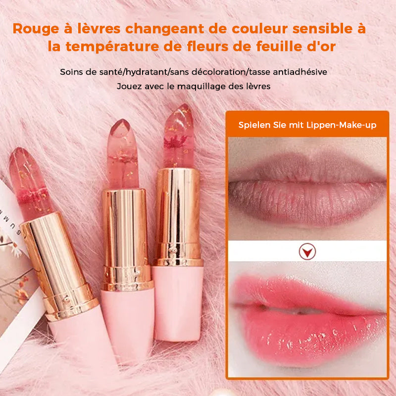 Rouge à lèvres changeant de couleur Crystal Jelly Flower
