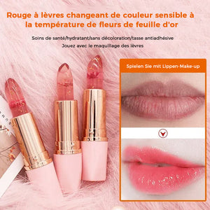 Rouge à lèvres changeant de couleur Crystal Jelly Flower