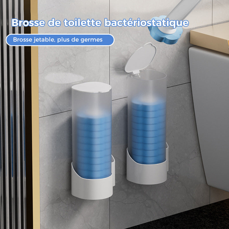 Système de nettoyage des toilettes à usage unique