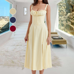 Robe d'été bustier à imprimé Carmen