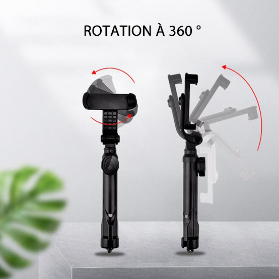 Bâton À Selfie Portable À 3 Axes