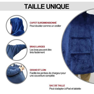 Le Plaid-Sweat à Capuche pour Adults&Enfants