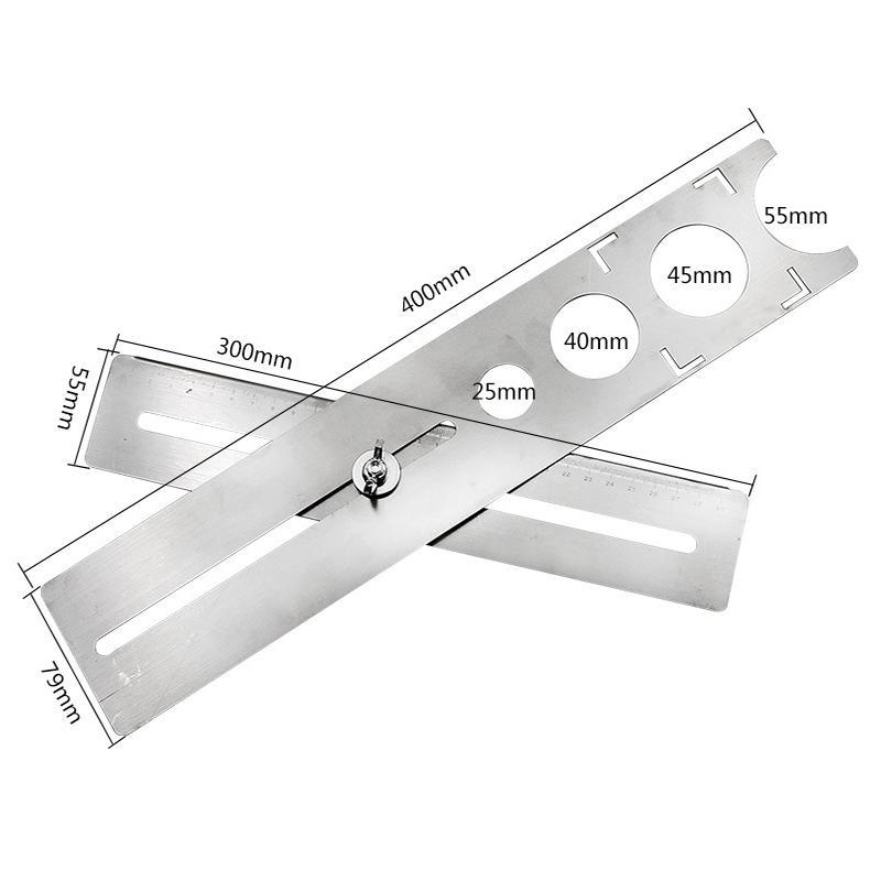 Localisateur de Trou pour Carrelage en Acier Inoxydable