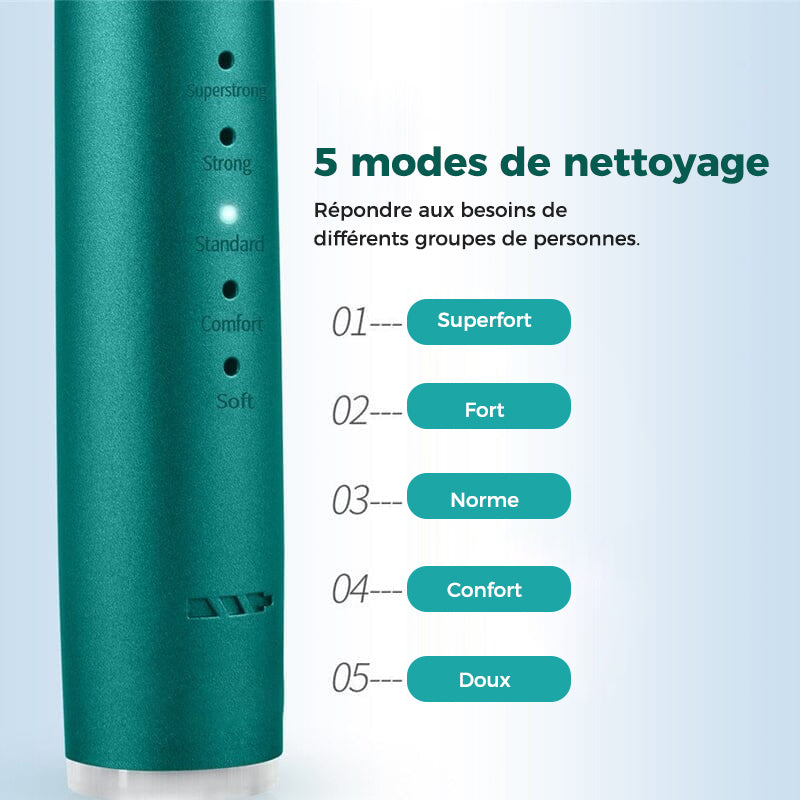 Instrument électrique de nettoyage des dents