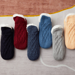 Chaussettes moelleuses à bouche en V
