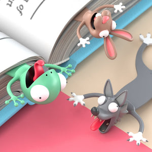 Marque-pages animaux 3D