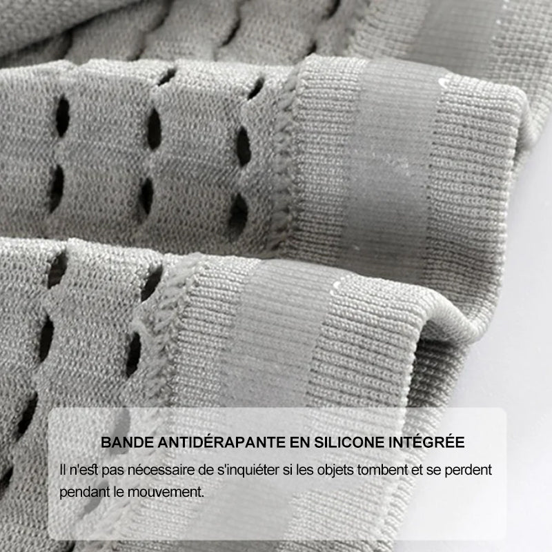 Sac de taille dissimulé respirant en tricot multifonctionnel