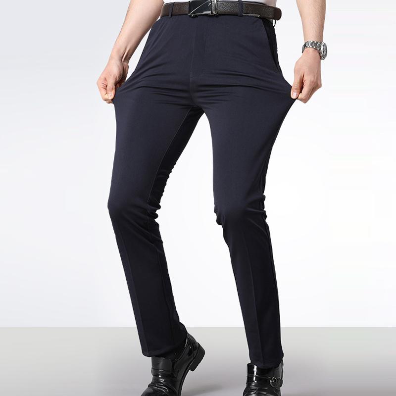 Pantalon classique à haute extensibilité pour hommes