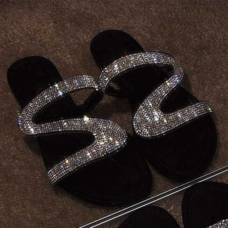 Plusgenial™ Pantoufles Brillantes pour Femmes